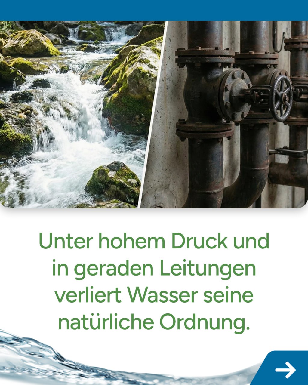 Unter hohem Druck verliert Wasser seine natürliche Ordnung