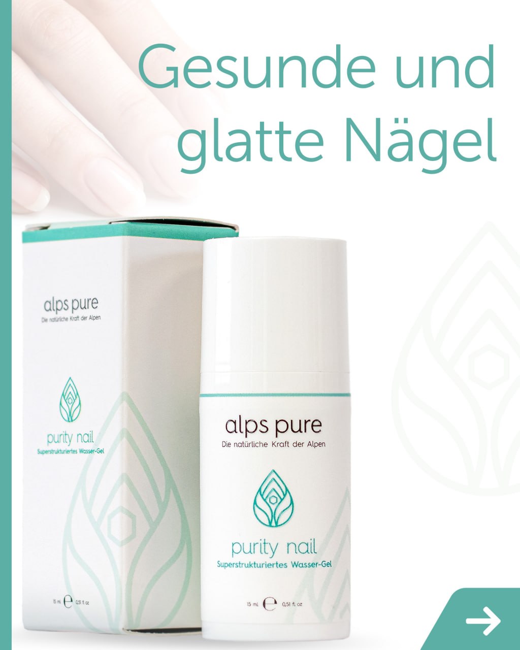 Gesunde und glatte Nägel – Verpackung