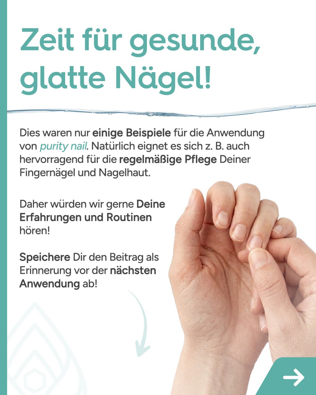 Zeit für gesunde, glatte Nägel