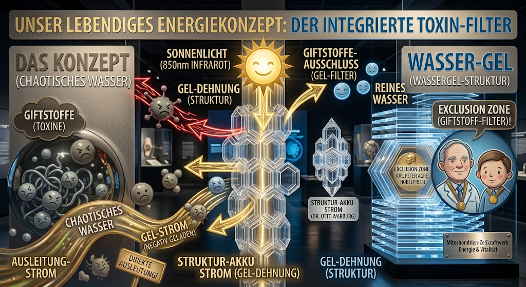 Lebendiges Energiekonzept: Der integrierte Toxin-Filter