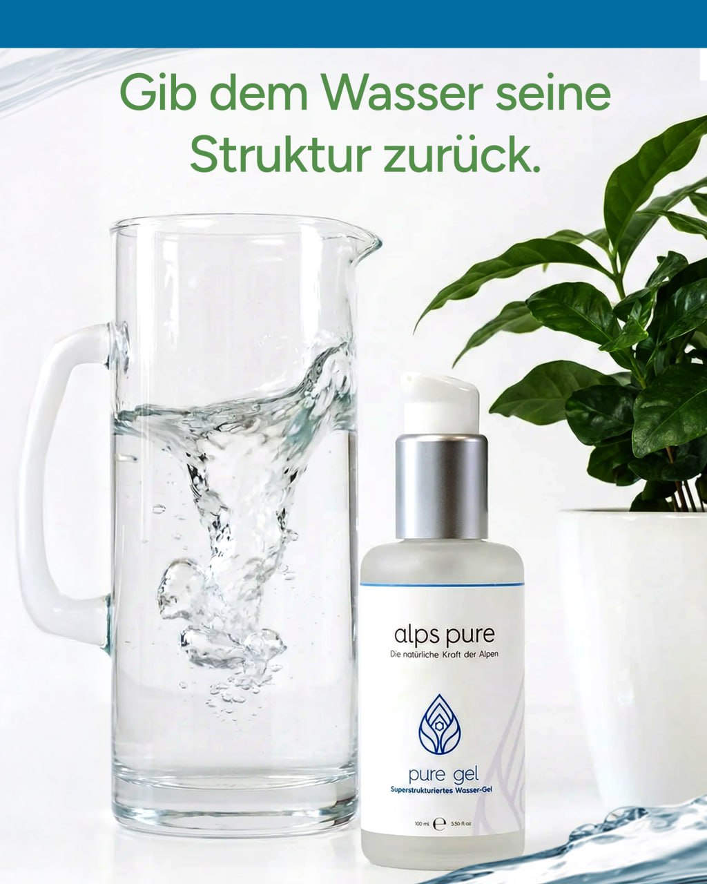Gib dem Wasser seine Struktur zurück