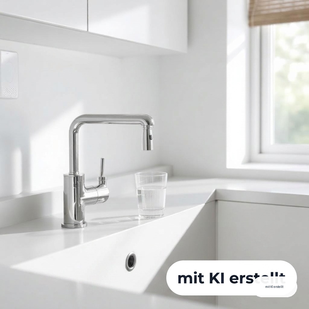 Moderne Osmoseanlage unter der Küchenspüle